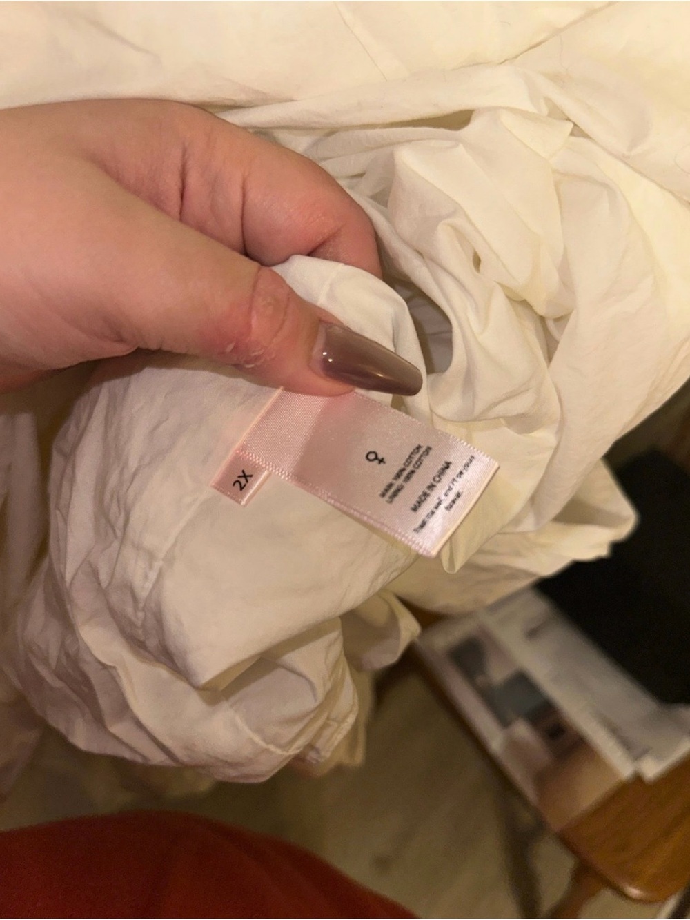 Selkie Love Story White Puff-Sleeve Romantic Maxi Dress 2X—SEE ITEM DETAILS - Picture 9 of 12